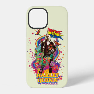 Funda Para iPhone 12 El Escuadrón Suicida Flores y Arcoíris de Harley
