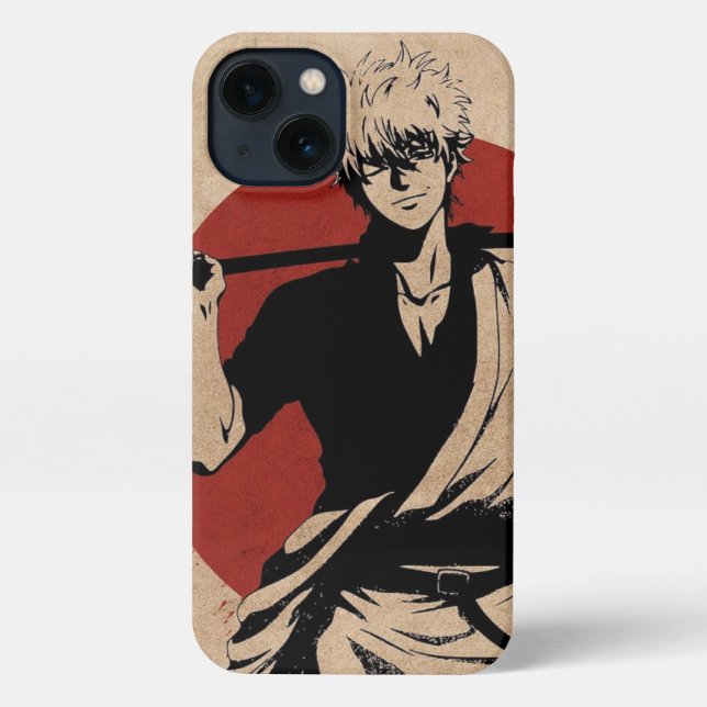 Funda Para iPhone El espíritu de Samurai se encuentra con la comedia (Reverso )