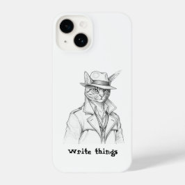 Funda Para iPhone 14 ​ El estuche de teléfono de detective G.O.A.T.
