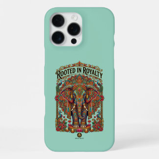 Funda Para iPhone 16 Pro Max El gigante gentil: diseño artístico de elefante