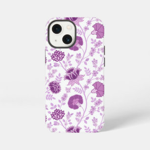 Funda Para iPhone 13 Mini El gran patrón floral jacobino se pudre en blanco