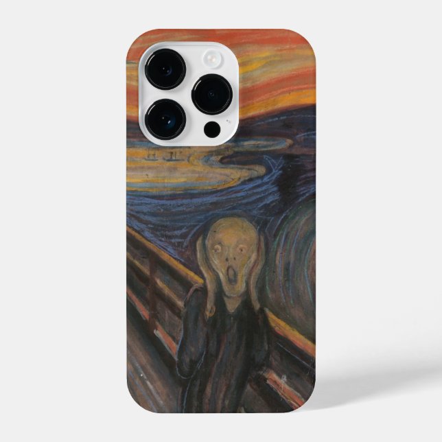 Funda Para iPhone El grito de Munch (Reverso )