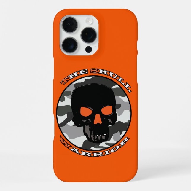 Funda Para iPhone El guerrero de la calavera   (Reverso )