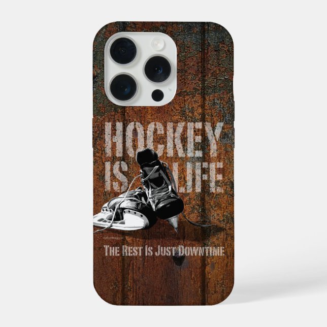 Funda Para iPhone El Hockey Es La Vida (Reverso )