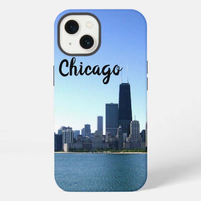Funda Para iPhone El horizonte de Chicago (Reverso )