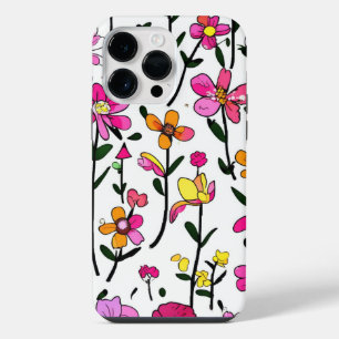 Funda Para iPhone 14 Pro Max El Jardín caprichoso florece: Funny Casos de Teléf