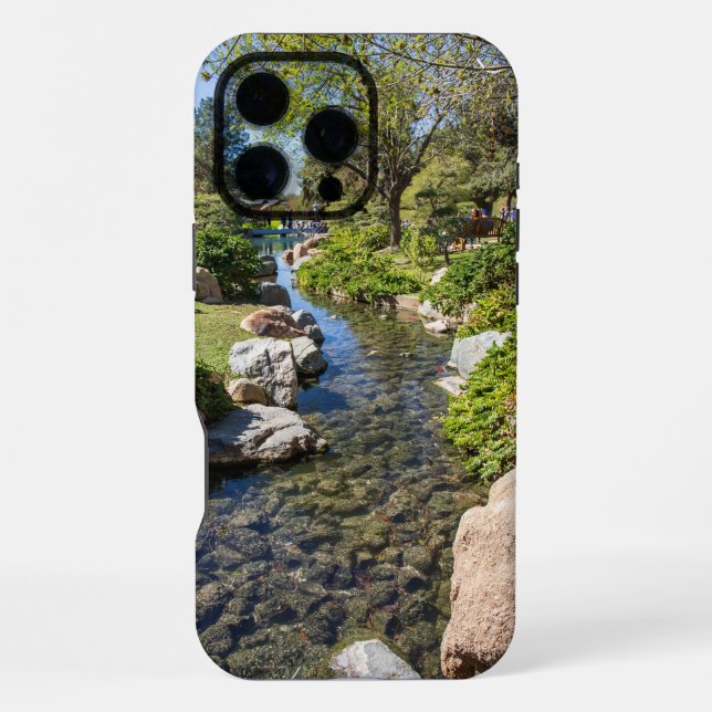 Funda Para iPhone El Jardín de Amistad Japonés (Reverso )