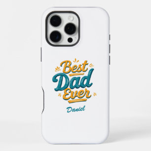 Funda Para iPhone 16 Pro Max El Mejor Papá del Mundo Día del Padre Personaliz