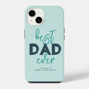 Funda Para iPhone 14 El Mejor Papá del Mundo Pertenece a los Nombres de