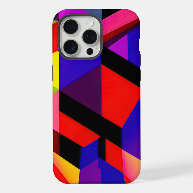 Funda Para iPhone "El mosaico digital: una visión hipermoderna" (Reverso )