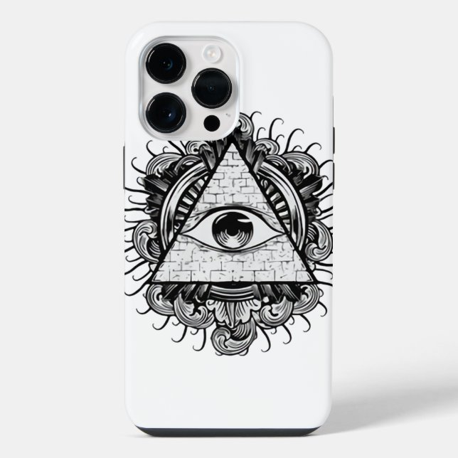 Funda Para iPhone El Ojo Todo Vidente Illuminati (Reverso )