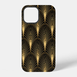 Funda Para iPhone 12 El oro negro del Art Deco: el lujo sin foco