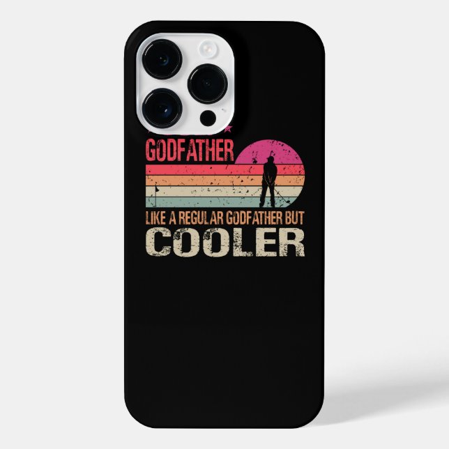 Funda Para iPhone El Padrino Del Golf Como Un Padrino Normal Pero Má (Reverso)