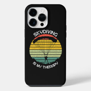 Funda Para iPhone 14 Pro Max El paracaidismo es mi terapia