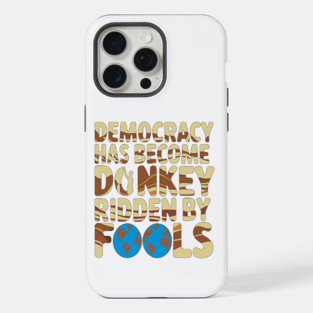 Funda Para iPhone El poder de los ignorantes (Reverso )