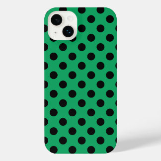 Funda Para iPhone 14 Plus El polka negro se pone en verde fresco
