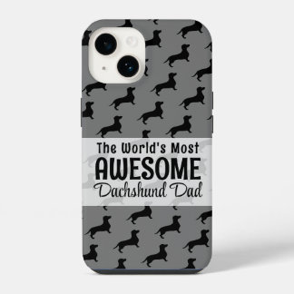 Funda Para iPhone 14 El regalo del papá de dachshund más increíble del 