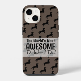 Funda Para iPhone 14 El regalo para el papá del dachshund más increíble