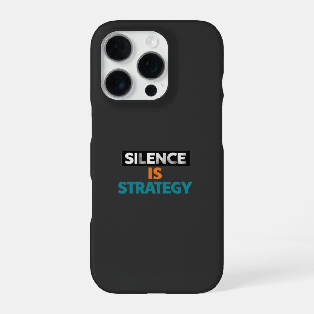 Funda Para iPhone El silencio es (Reverso)