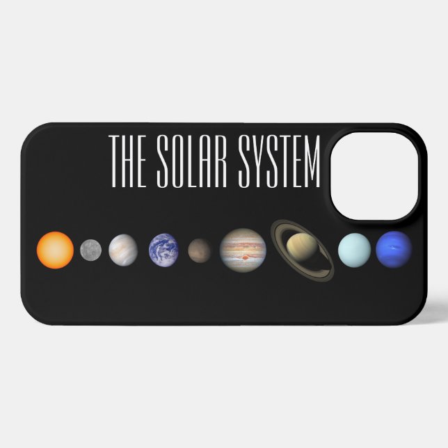 Funda Para iPhone El sistema solar (Reverso Horizontal)