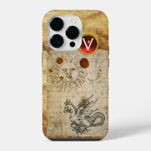 Funda Para iPhone 14 Pro EL SOL EL Monograma DE LA LUNA Y DEL PARQUE BASILI