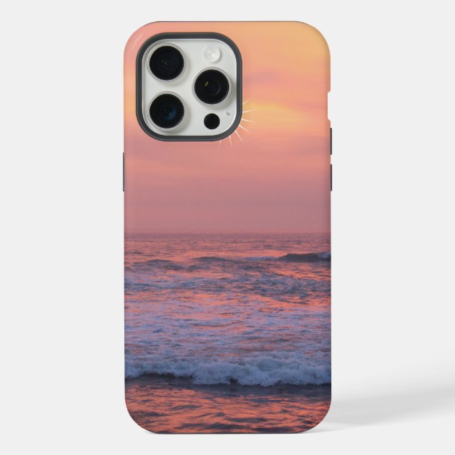 Funda Para iPhone El sol sobre el mar (Reverso )
