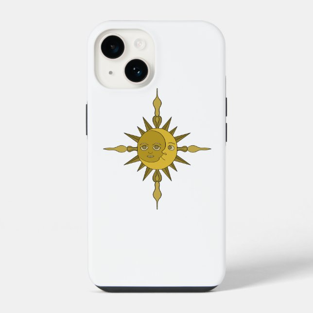 Funda Para iPhone El Sol y la Luna (Reverso )