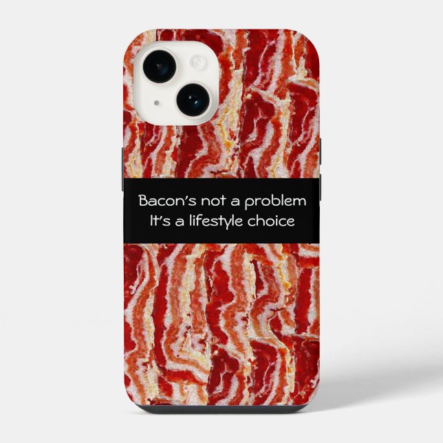 Funda Para iPhone El tocino no es un problema (Reverso )