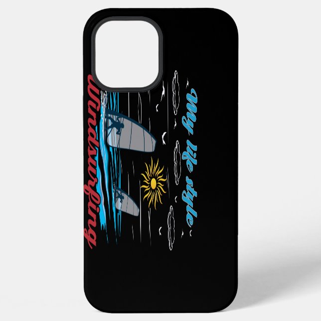 Funda Para iPhone El windsurf es mi estilo de vida (Reverso )