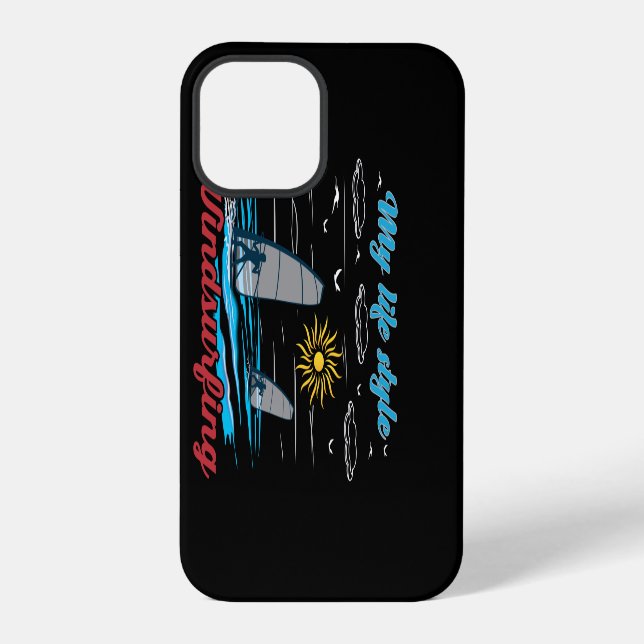 Funda Para iPhone El windsurf es mi estilo de vida (Reverso )