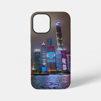 Funda Para iPhone 12 Mini Electric Dreams - Horizonte futurista de Shanghái,