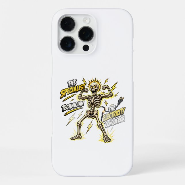 Funda Para iPhone Electricity Conqueror Phone Cover (Reverso )