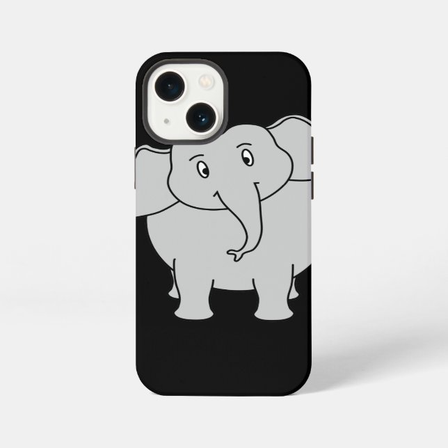 Funda Para iPhone Elefante gris. (Reverso )