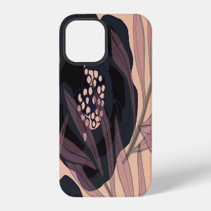 Funda Para iPhone 12 Elegancia abstracta floral, fondo artístico.