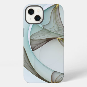 Elegancia abstracta moderna turquesa marrón dorado