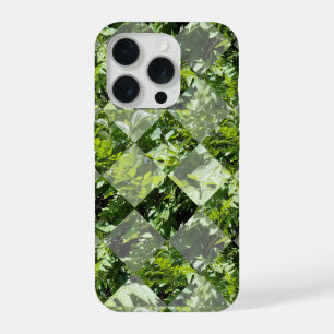 Elegancia Esmeralda: Hojas Verdes en Corte Diamant