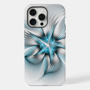 Elegancia floral arte contemporáneo abstracto azul