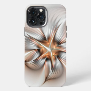 Funda Para iPhone 13 Pro Max Elegancia floral arte fractal abstracto moderno