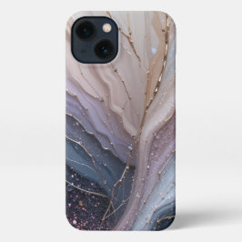  Elegant Abstract Marble Waves iPhone 13 Case
