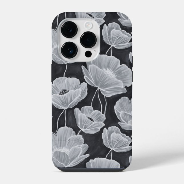 Funda Para iPhone Elegant and Whimsical Poppies (Reverso )