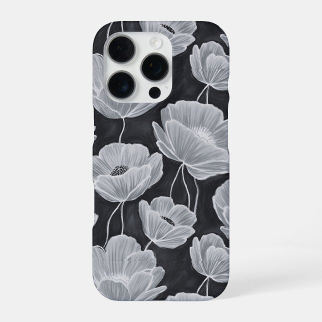 Funda Para iPhone Elegant and Whimsical Poppies (Reverso)