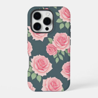 Funda Para iPhone 16 Pro Elegant Floral Design iPhone Case