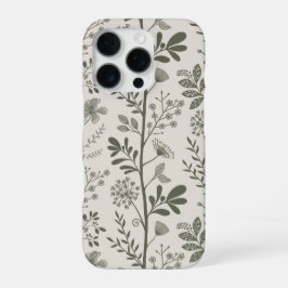 Funda Para iPhone 16 Pro Elegant Flower Garden Reverie Modern Botanical