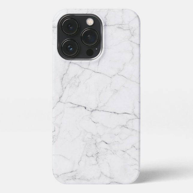 Funda Para iPhone Elegant White Marble  (Reverso)