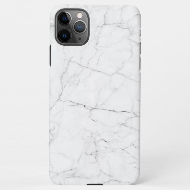 Funda Para iPhone Elegant White Marble  (Reverso)