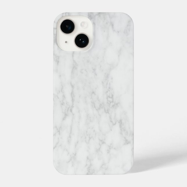 Funda Para iPhone Elegant White Marble  (Reverso )