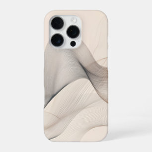 Funda Para iPhone 16 Pro Elegante arte de líneas abstractas Minimalistas