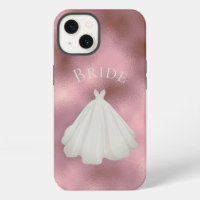 Elegante Boda de tipografía de traje de novia blan