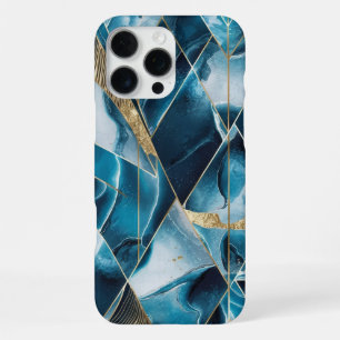 Funda Para iPhone 16 Pro Max Elegante Cobre Femenino Caso de Teal Oro Opulent