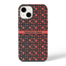 Elegante día de San Valentín de fondo negro de cor